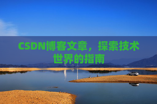 CSDN博客文章，探索技术世界的指南